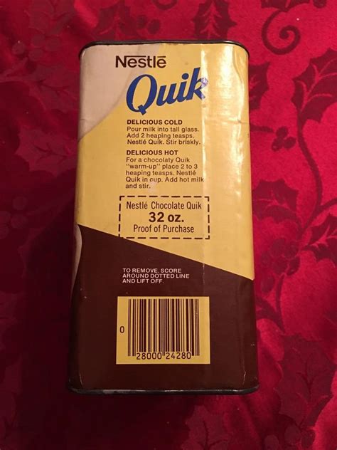 nestles quik tin worth